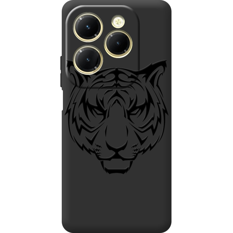 Черный чехол BoxFace Infinix Hot 40 Pro Tiger