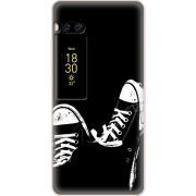 Чехол Uprint Meizu Pro 7 Black Sneakers