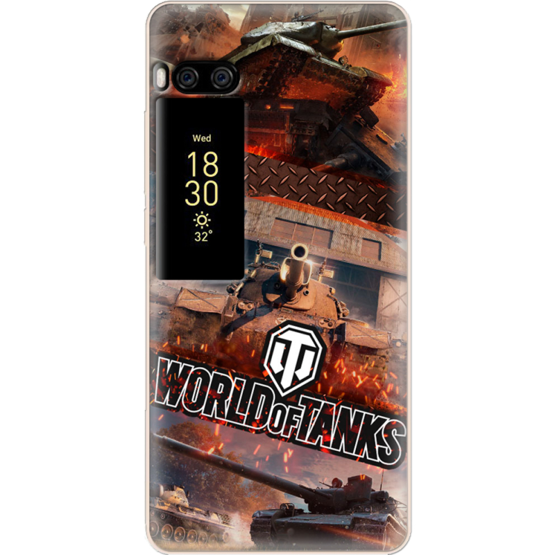 Чехол Uprint Meizu Pro 7 World Of Tanks