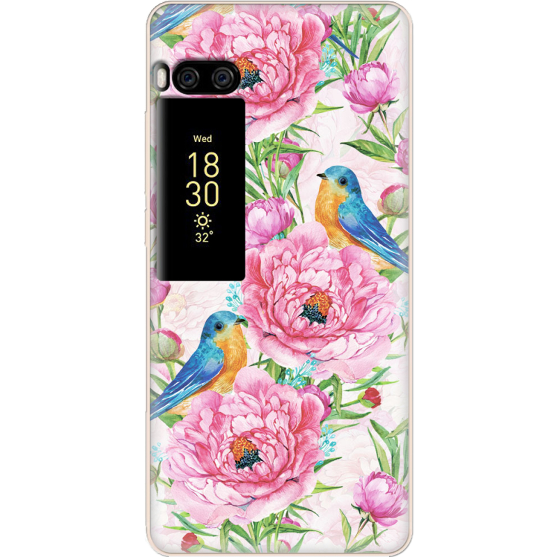 Чехол Uprint Meizu Pro 7 Birds and Flowers