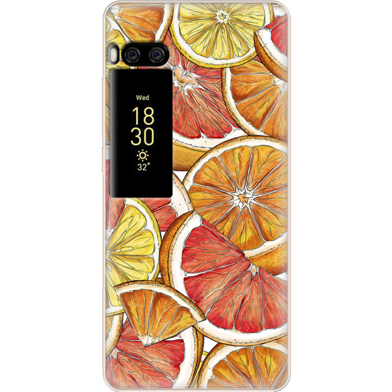 Чехол Uprint Meizu Pro 7 Citrus Pattern