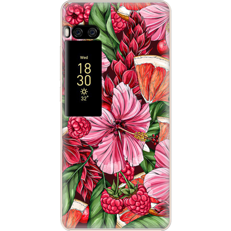 Чехол Uprint Meizu Pro 7 Tropical Flowers