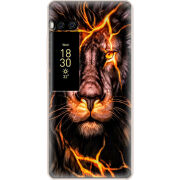 Чехол Uprint Meizu Pro 7 Fire Lion