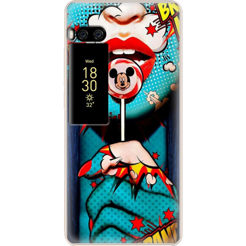 Чехол Uprint Meizu Pro 7 Girl Pop Art