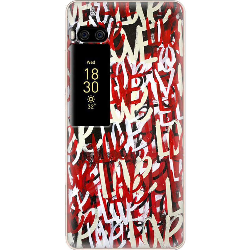 Чехол Uprint Meizu Pro 7 Love Graffiti