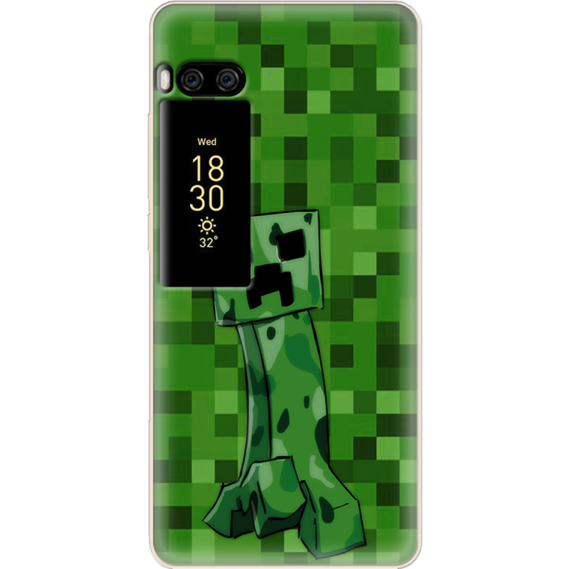 Чехол Uprint Meizu Pro 7 Minecraft Creeper