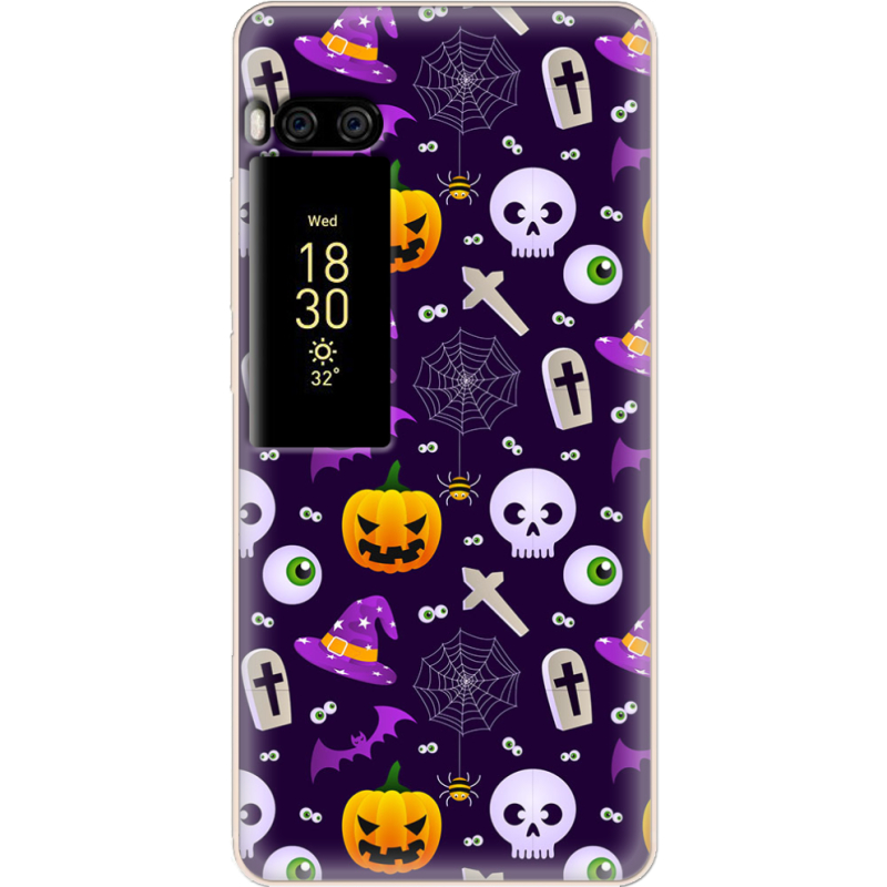 Чехол Uprint Meizu Pro 7 Halloween Purple Mood