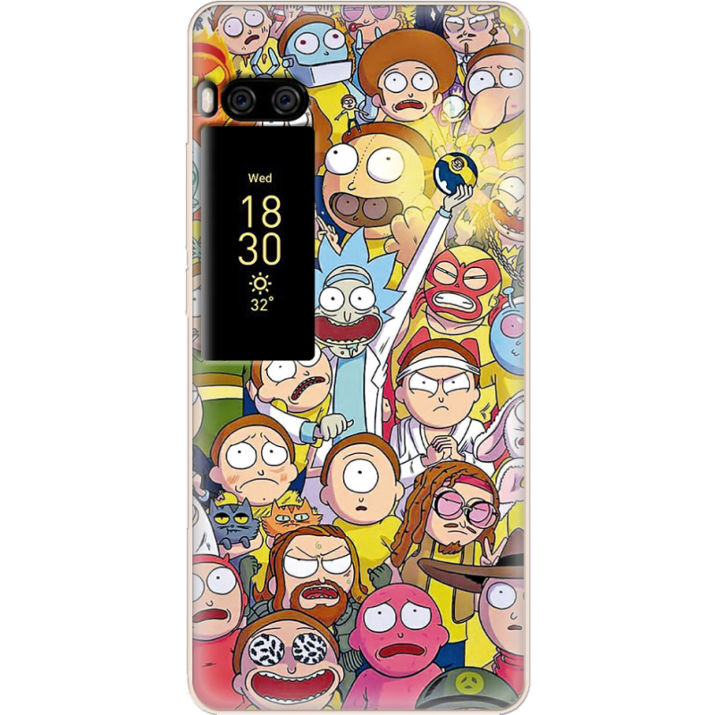 Чехол Uprint Meizu Pro 7 Rick and Morty