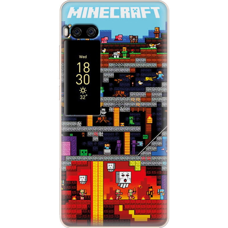 Чехол Uprint Meizu Pro 7 Minecraft Lode Runner