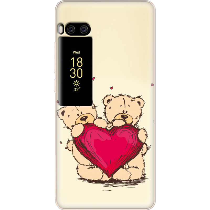 Чехол Uprint Meizu Pro 7 Teddy Bear Love