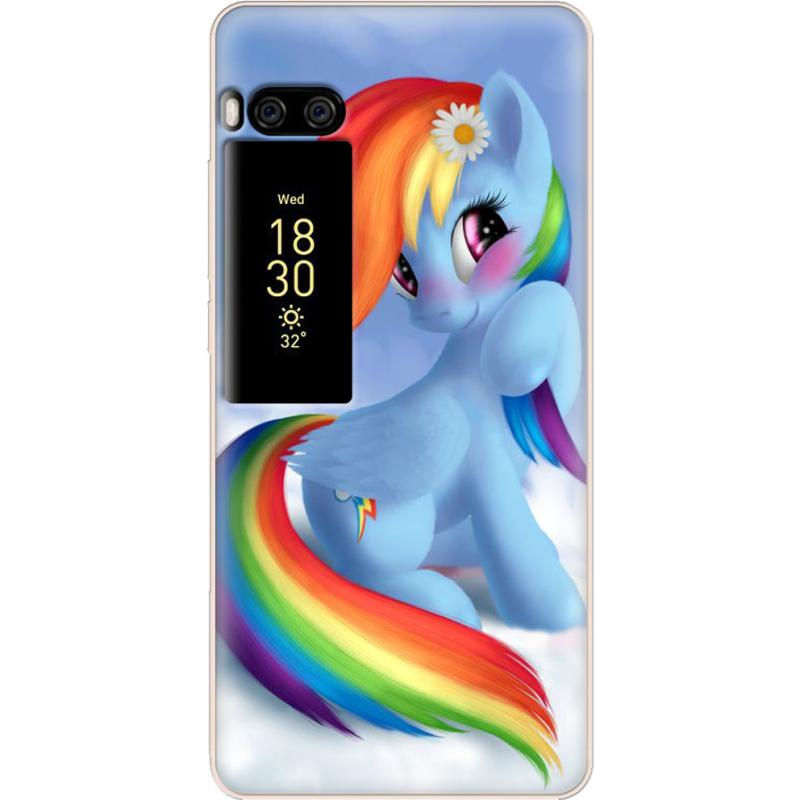 Чехол Uprint Meizu Pro 7 My Little Pony Rainbow Dash