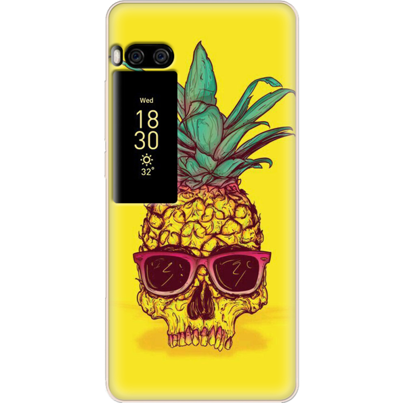 Чехол Uprint Meizu Pro 7 Pineapple Skull