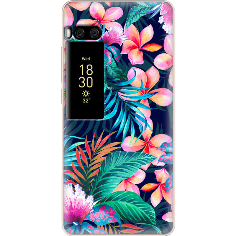 Чехол Uprint Meizu Pro 7 flowers in the tropics