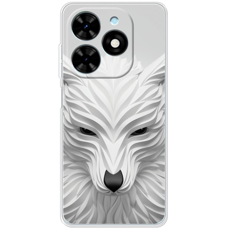 Чехол BoxFace Tecno Spark Go 2024 White Wolf