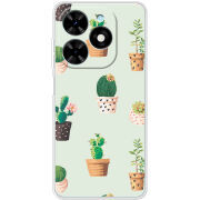 Чехол BoxFace Tecno Spark Go 2024 L-green Cacti