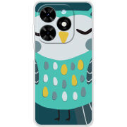 Чехол BoxFace Tecno Spark Go 2024 Green Owl