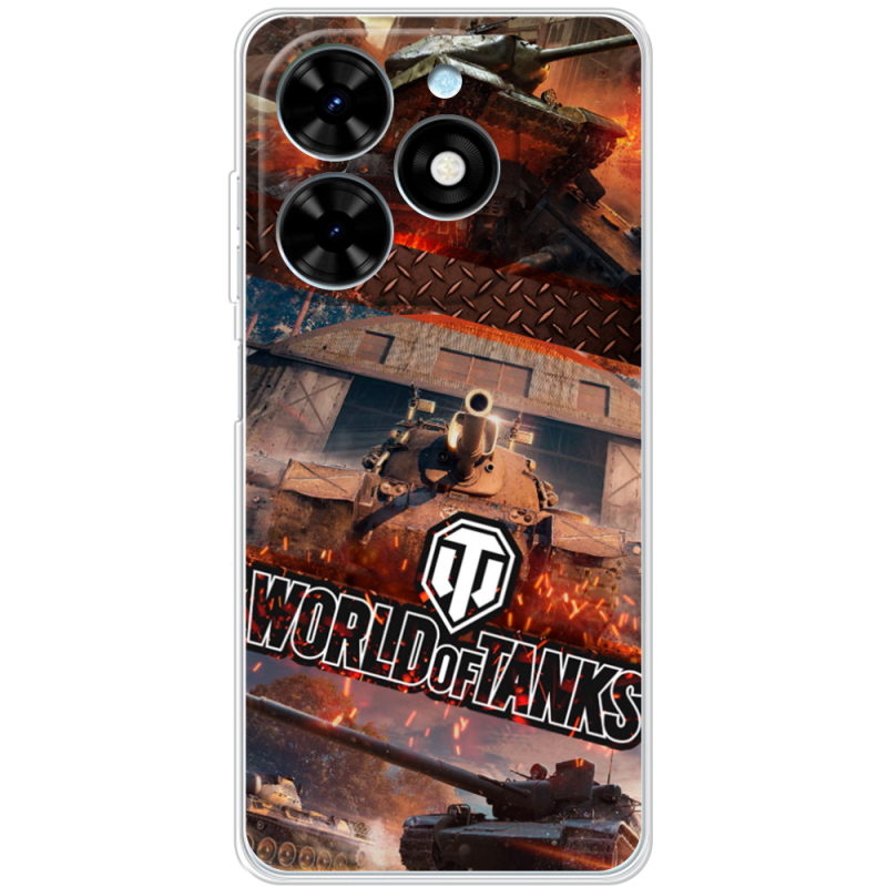 Чехол BoxFace Tecno Spark Go 2024 World Of Tanks