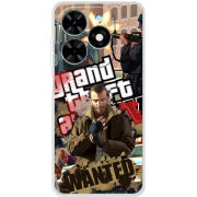 Чехол BoxFace Tecno Spark Go 2024 GTA 4