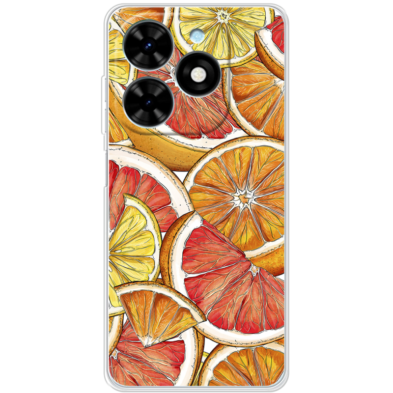 Чехол BoxFace Tecno Spark Go 2024 Citrus Pattern