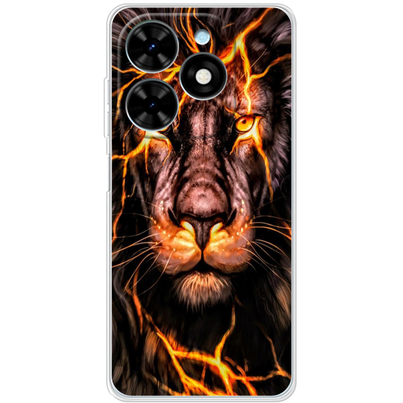 Чехол BoxFace Tecno Spark Go 2024 Fire Lion