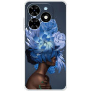 Чехол BoxFace Tecno Spark Go 2024 Exquisite Blue Flowers