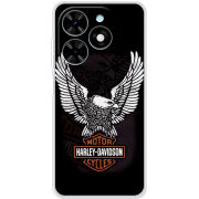 Чехол BoxFace Tecno Spark Go 2024 Harley Davidson and eagle