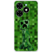 Чехол BoxFace Tecno Spark Go 2024 Minecraft Creeper