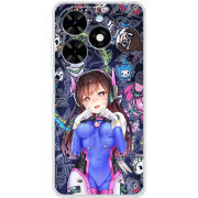 Чехол BoxFace Tecno Spark Go 2024 Overwatch D.VA