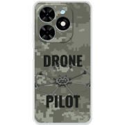 Чехол BoxFace Tecno Spark Go 2024 Drone Pilot