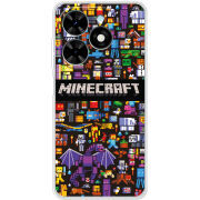 Чехол BoxFace Tecno Spark Go 2024 Minecraft Mobbery