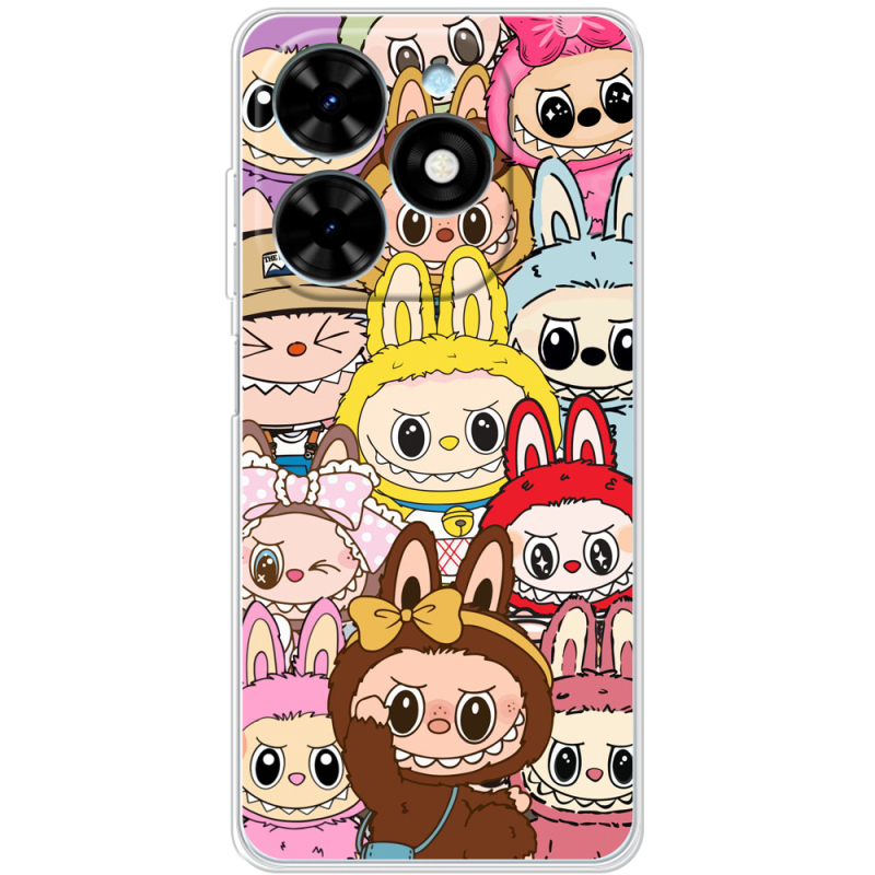 Чехол BoxFace Tecno Spark Go 2024 Labubu