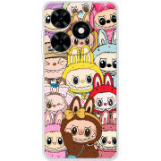 Чехол BoxFace Tecno Spark Go 2024 Labubu