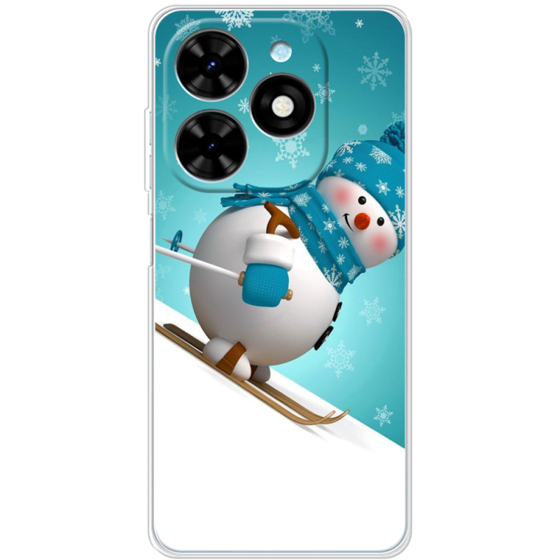 Чехол BoxFace Tecno Spark Go 2024 Skier Snowman