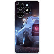 Чехол BoxFace Tecno Spark Go 2024 Silver Car