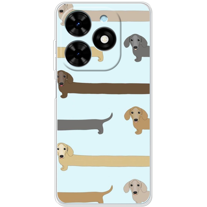 Чехол BoxFace Tecno Spark Go 2024 Dachshund