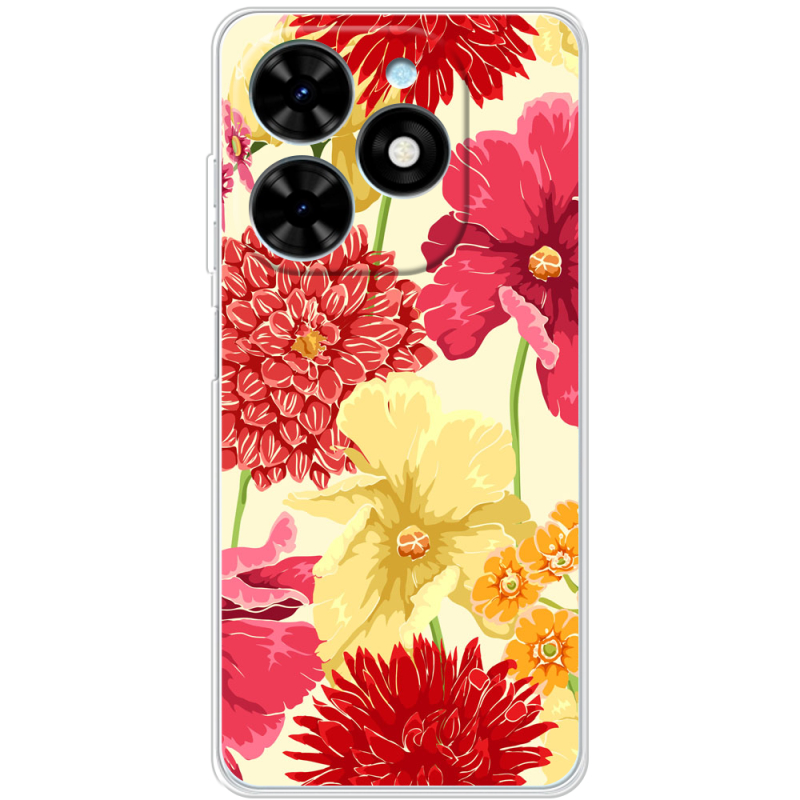 Чехол BoxFace Tecno Spark Go 2024 Flower Bed