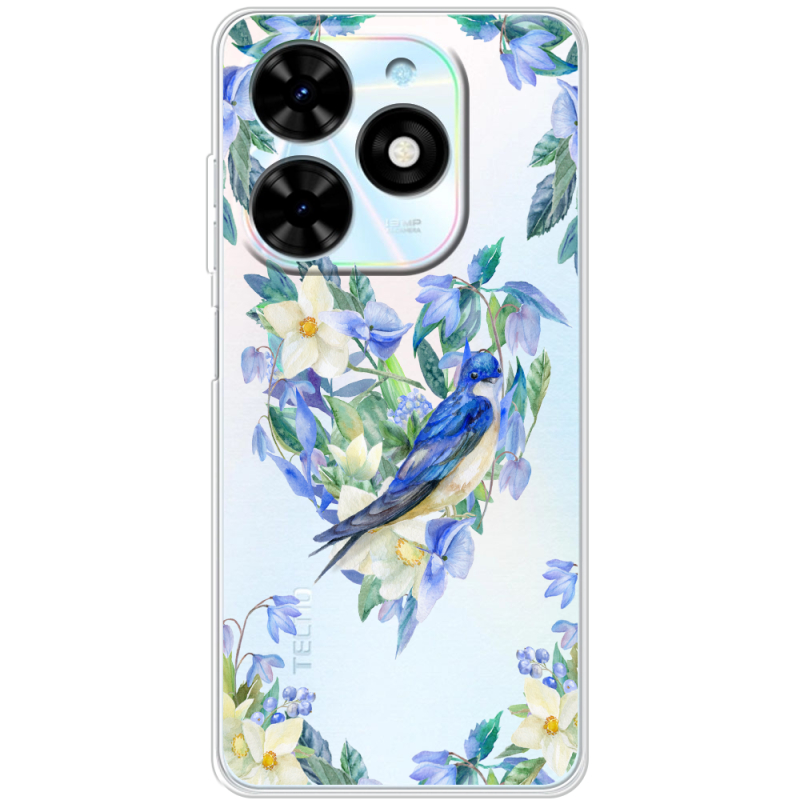 Прозрачный чехол BoxFace Tecno Spark Go 2024 Spring Bird