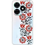 Прозрачный чехол BoxFace Tecno Spark Go 2024 Ethno Ornament