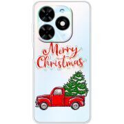 Прозрачный чехол BoxFace Tecno Spark Go 2024 Holiday Car