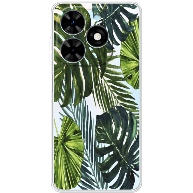 Прозрачный чехол BoxFace Tecno Spark Go 2024 Palm Tree