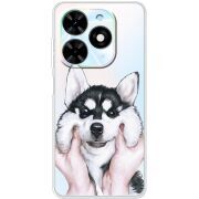 Прозрачный чехол BoxFace Tecno Spark Go 2024 Husky