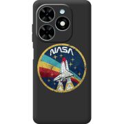 Черный чехол BoxFace Tecno Spark Go 2024 NASA