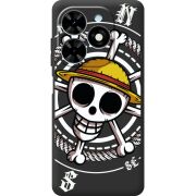 Черный чехол BoxFace Tecno Spark Go 2024 One Piece Компас