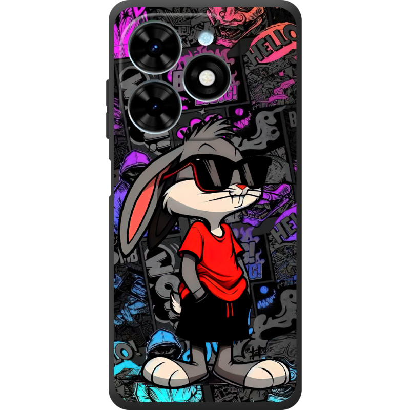 Черный чехол BoxFace Tecno Spark Go 2024 Малий вухань