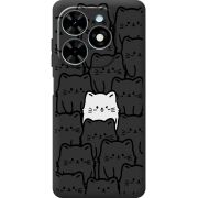 Черный чехол BoxFace Tecno Spark Go 2024 