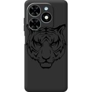 Черный чехол BoxFace Tecno Spark Go 2024 Tiger