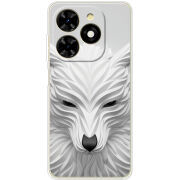 Чехол BoxFace Tecno Spark 20C White Wolf