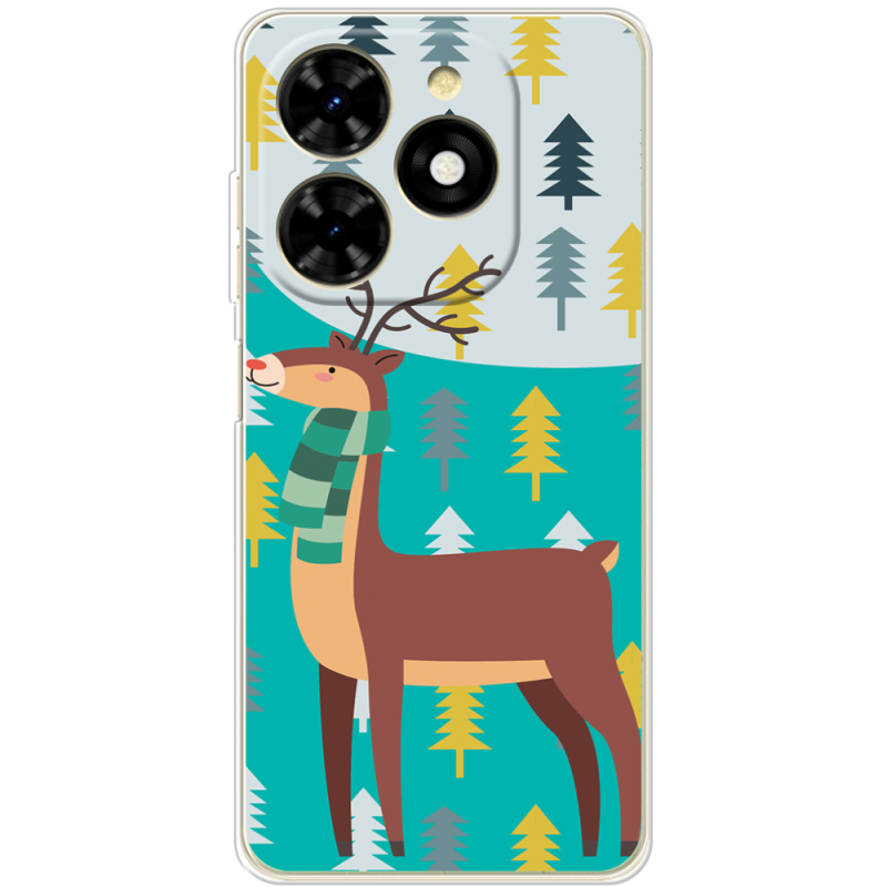 Чехол BoxFace Tecno Spark 20C Foresty Deer