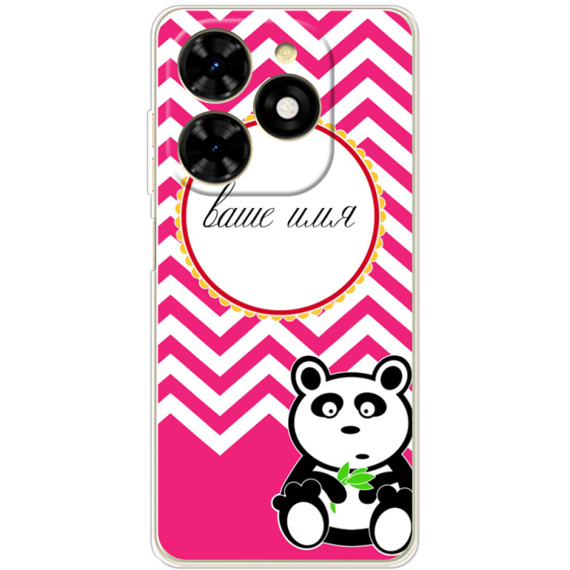 Чехол BoxFace Tecno Spark 20C Именной Panda