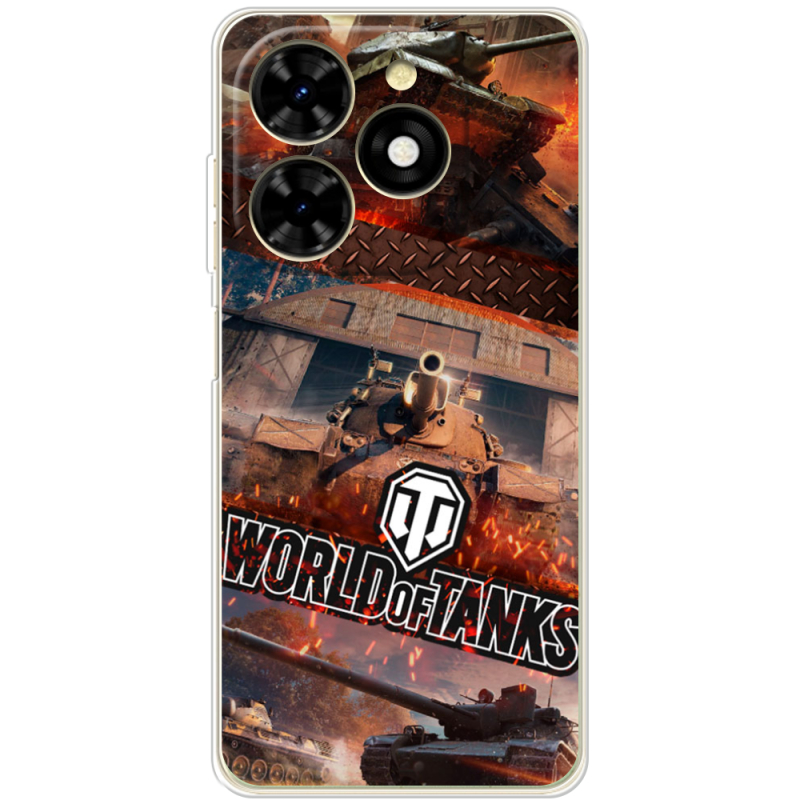 Чехол BoxFace Tecno Spark 20C World Of Tanks